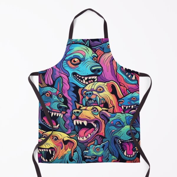 Item preview, Abstract Graffiti Angry Dogs Pattern designed and sold by Desfix.