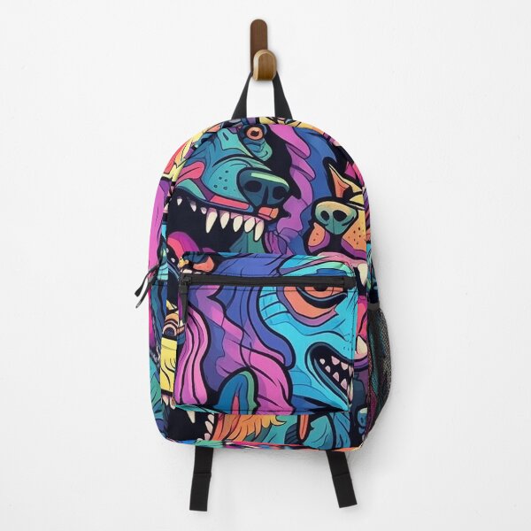 Item preview, Abstract Graffiti Angry Dogs Pattern designed and sold by Desfix.