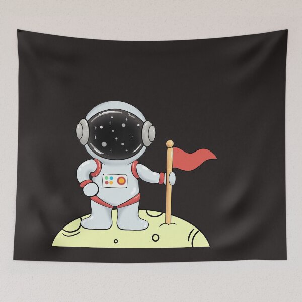 Item preview, Astronaut made it to the moon cute designed and sold by Jiimo25.