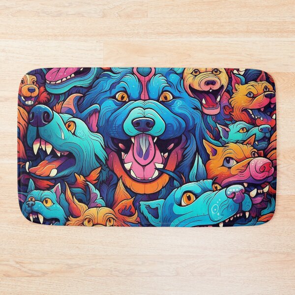 Item preview, Abstract Graffiti Dogs Pattern designed and sold by Desfix.