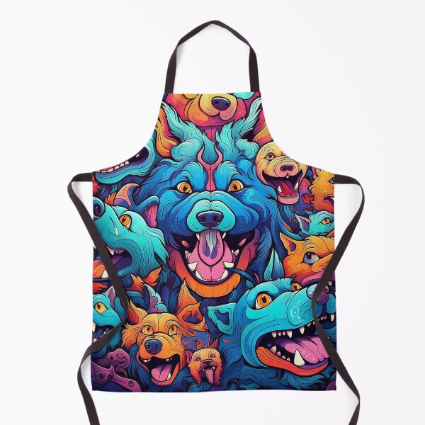 Item preview, Abstract Graffiti Dogs Pattern designed and sold by Desfix.