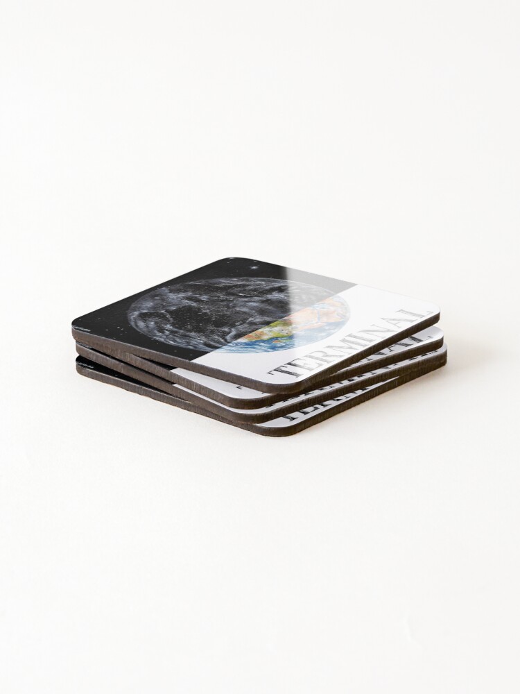 Thumbnail 4 of 5, Coasters (Set of 4), Terminal designed and sold by alienadia.