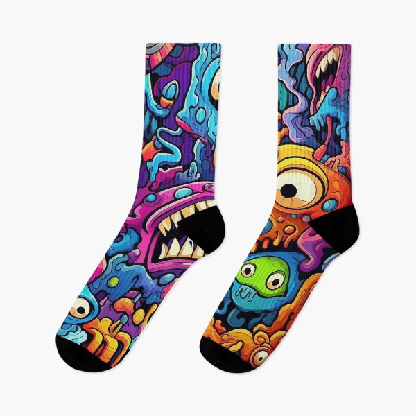 Item preview, Abstract Graffiti Demon Doodle designed and sold by Desfix.