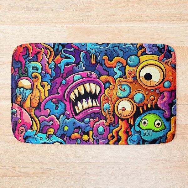 Item preview, Abstract Graffiti Demon Doodle designed and sold by Desfix.