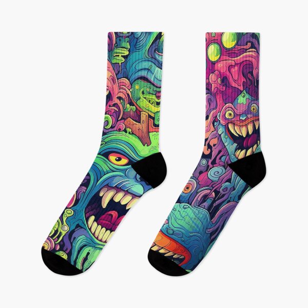 Item preview, Abstract Graffiti Demon Doodle designed and sold by Desfix.