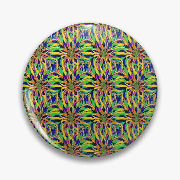 Item preview, Vector Pattern Super Trippy DMT Flower Pattern Vibrant & Colorful designed and sold by Aaron2610.