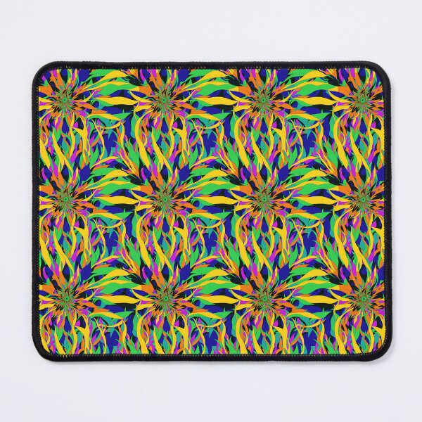Item preview, Vector Pattern Super Trippy DMT Flower Pattern Vibrant & Colorful designed and sold by Aaron2610.