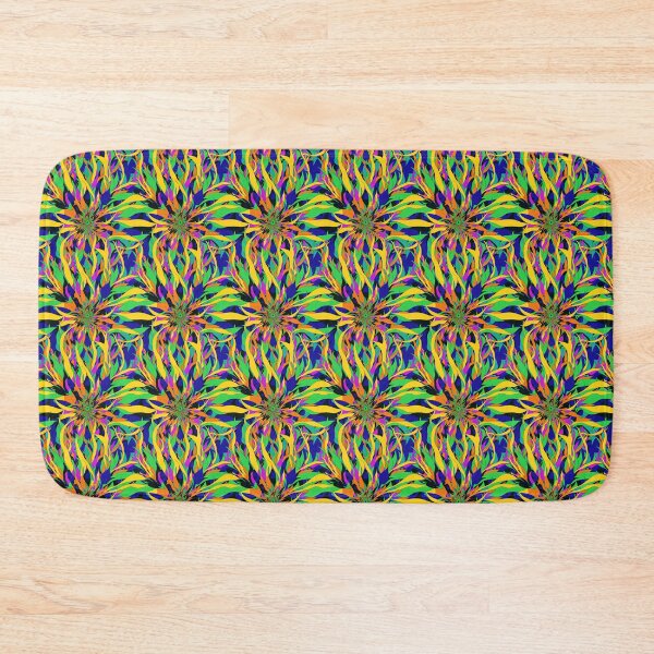 Item preview, Vector Pattern Super Trippy DMT Flower Pattern Vibrant & Colorful designed and sold by Aaron2610.