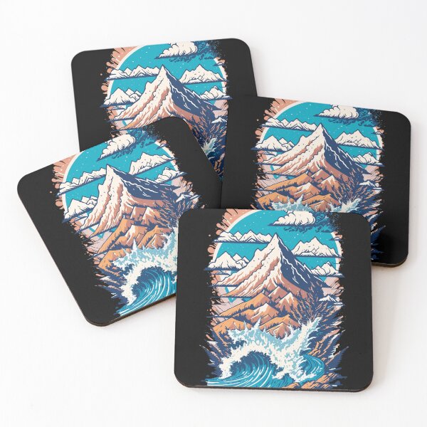 Item preview, Dynamic Mountain View in Japanesse tradicional style designed and sold by PhotoArtMC.
