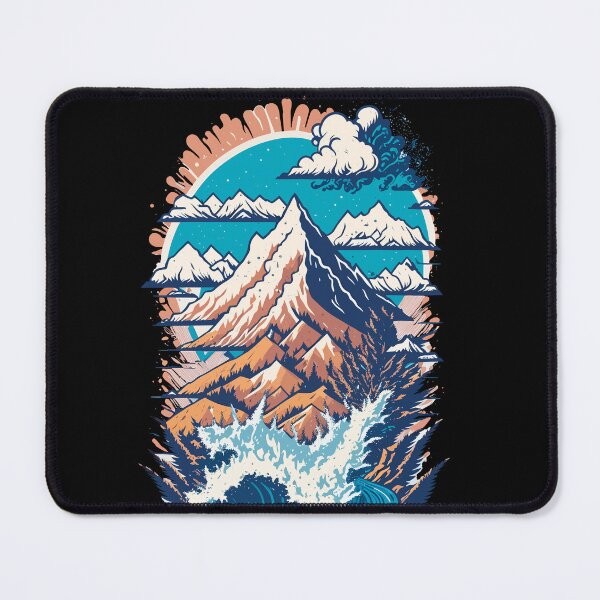 Item preview, Dynamic Mountain View in Japanesse tradicional style designed and sold by PhotoArtMC.