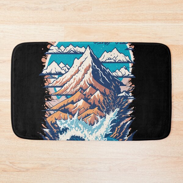 Item preview, Dynamic Mountain View in Japanesse tradicional style designed and sold by PhotoArtMC.