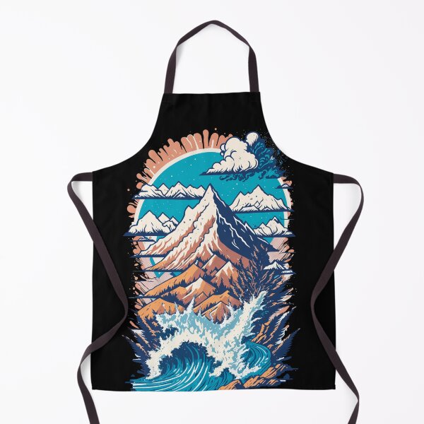 Item preview, Dynamic Mountain View in Japanesse tradicional style designed and sold by PhotoArtMC.