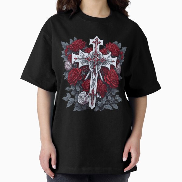 Item preview, Celtic Cross with Red Roses designed and sold by ttntt.