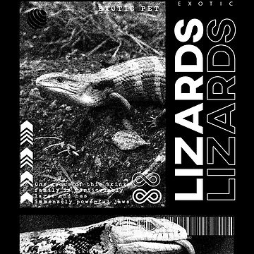 Artwork thumbnail, Blue Tongue Skink Modern Streetwear Reptile Keeper by JRRTs