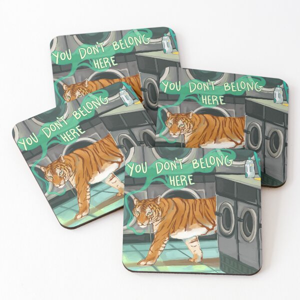 Item preview, Laundromat Tiger designed and sold by Grizarts.