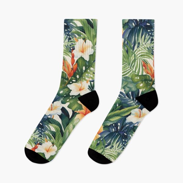 Item preview, Tropical Oasis Fresh Colourful Tropical Seamless Pattern designed and sold by SeamlessGuru.