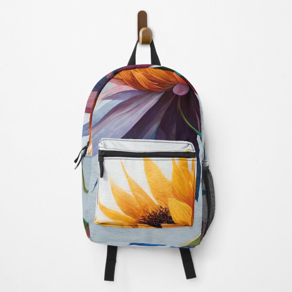 Flower Garden Water Color Nature Art Backpack