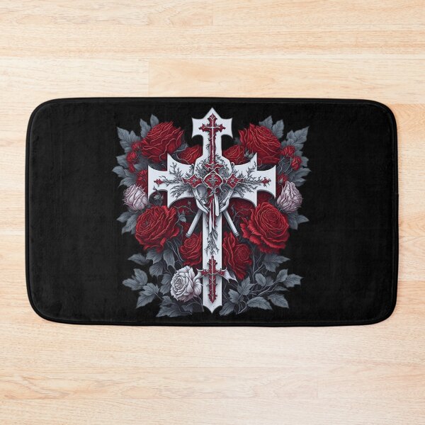 Item preview, Celtic Cross with Red Roses designed and sold by ttntt.