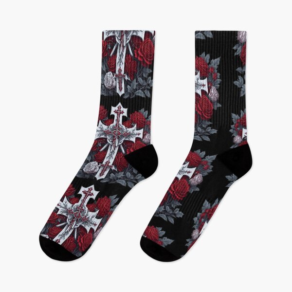 Item preview, Celtic Cross with Red Roses designed and sold by ttntt.