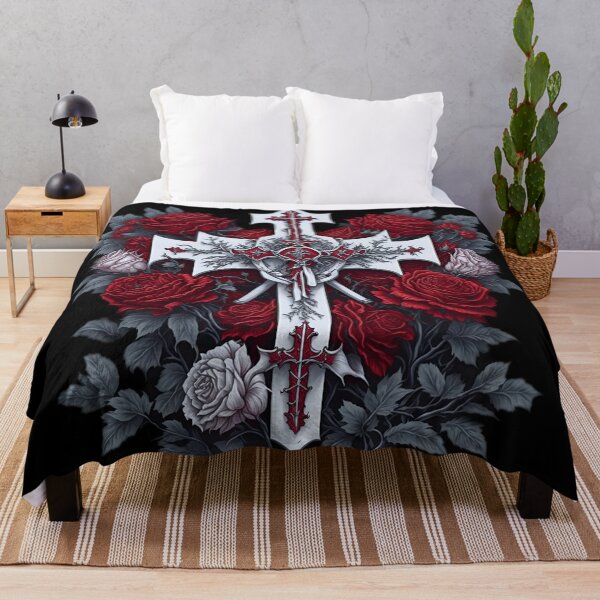 Item preview, Celtic Cross with Red Roses designed and sold by ttntt.