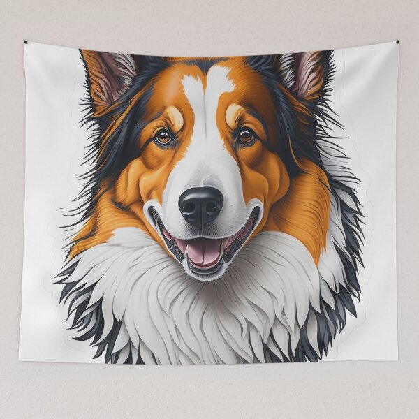 Item preview, Rough Collie Dog Smile designed and sold by Anderson-Arte.