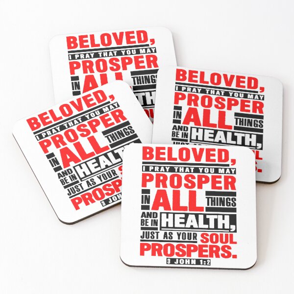Item preview, 3 John 1:2 Beloved I Pray That You May Prosper In All Things designed and sold by plushism.