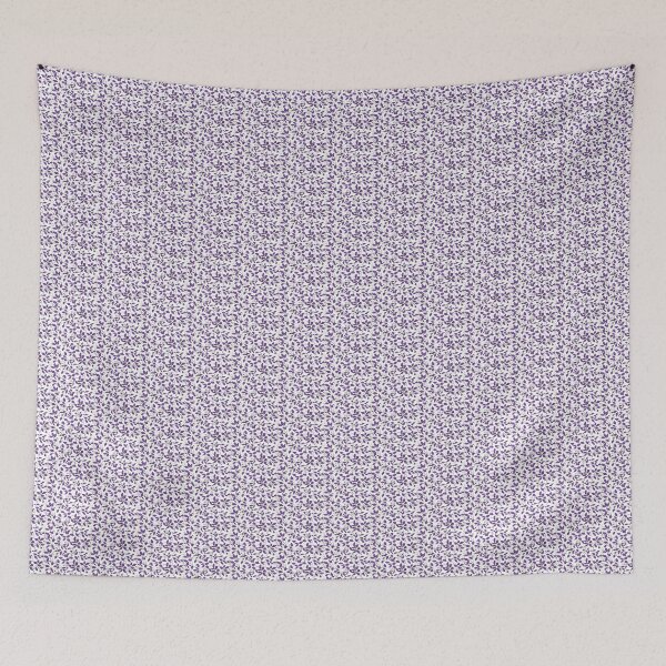 Item preview, Deep Puple Lilac Pattern on a White Background 1 designed and sold by ArtfulAda.