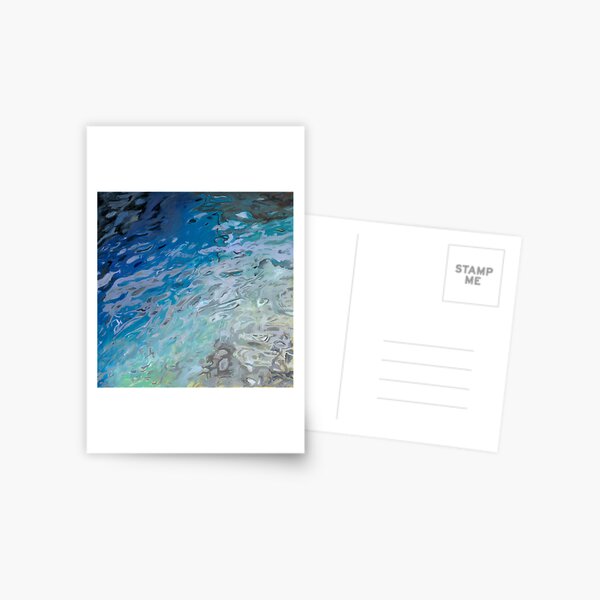 Water Surface Patterns Postcard