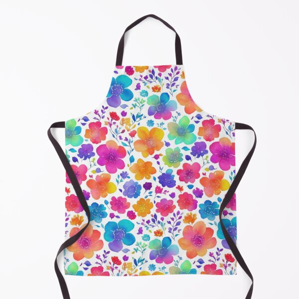 Item preview, Watercolor flowers pattern designed and sold by ZenDoodle.