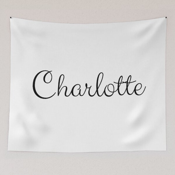 Item preview, Charlotte name written in nice simple font designed and sold by HaberkaDesign.