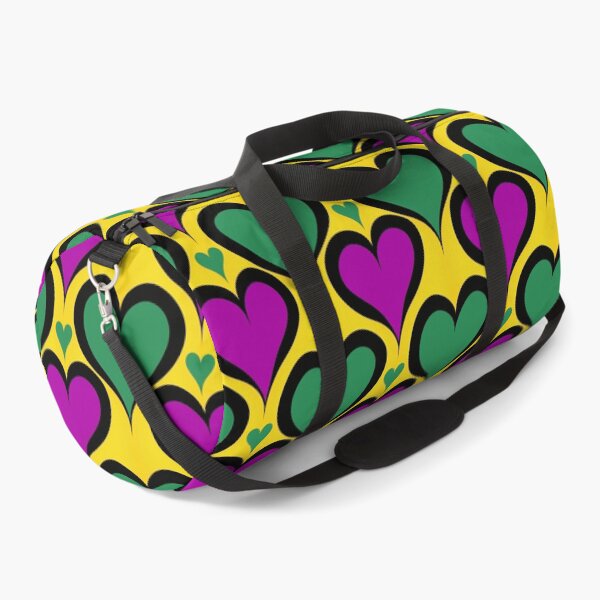 Item preview, Vibrant Green and Purple Heart Pattern designed and sold by Aaron2610.