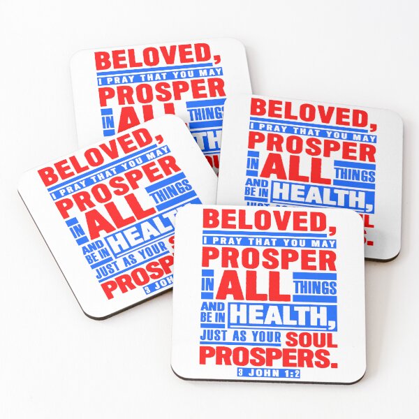 Item preview, 3 John 1:2 Beloved I Pray That You May Prosper In All Things designed and sold by plushism.