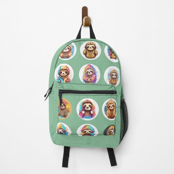 Item preview, Cute Sloths with Cool Hoodies **Choose Large Stickers Pack or Magnets!** designed and sold by AdiRemba.