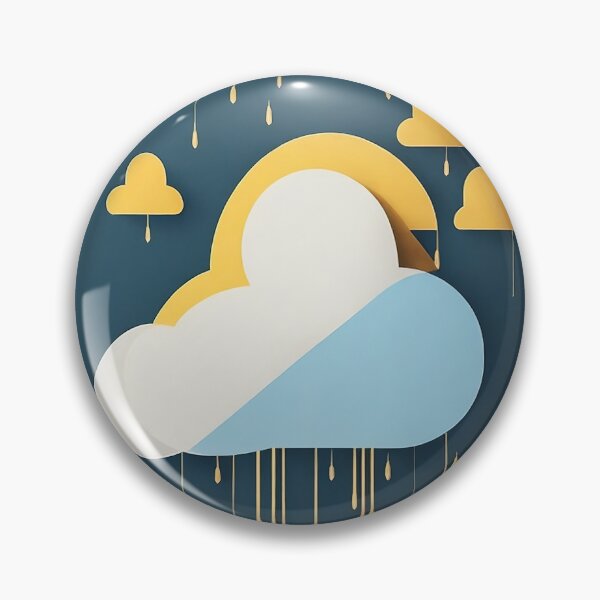 Item preview, Geometric rain | geometric clouds designed and sold by Phoenix-Textile.