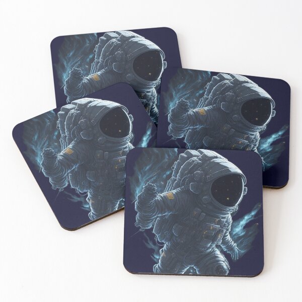 Item preview, Cartoon Astronaut Floating With Space Dust designed and sold by hassanjnoub.