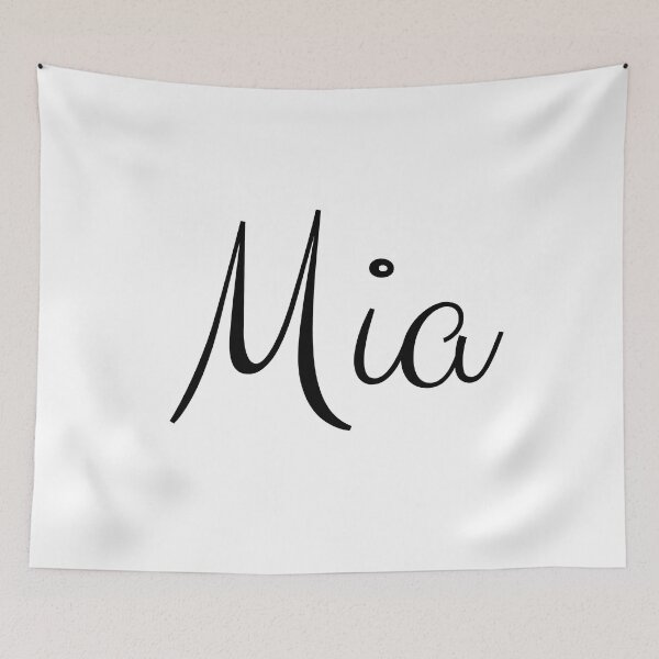 Item preview, Mia name written in nice simple font designed and sold by HaberkaDesign.