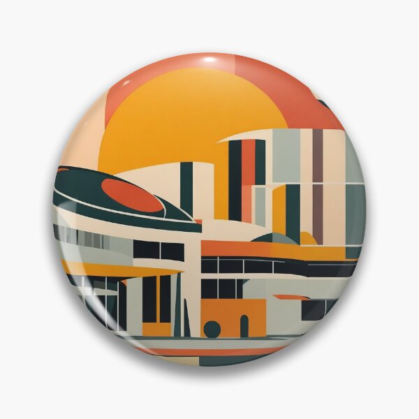 Item preview, Scientific museum | geometric buildings designed and sold by Phoenix-Textile.