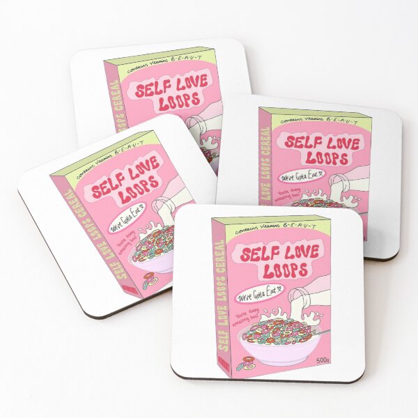 Item preview, Self love hoops, positivity,manifestation flakes, cereal box design tee shirt tote designed and sold by LucyfromMilol.