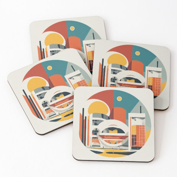 Item preview, Office buildings | geometric buildings designed and sold by Phoenix-Textile.