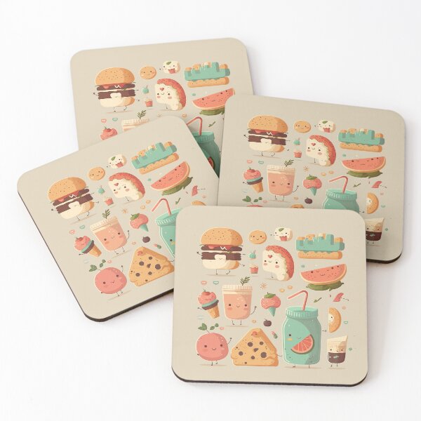 Item preview, Cute Food Doodle designed and sold by Amir Faysal.