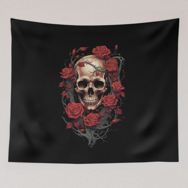 Item preview, Skull In Rose Thorns designed and sold by ttntt.