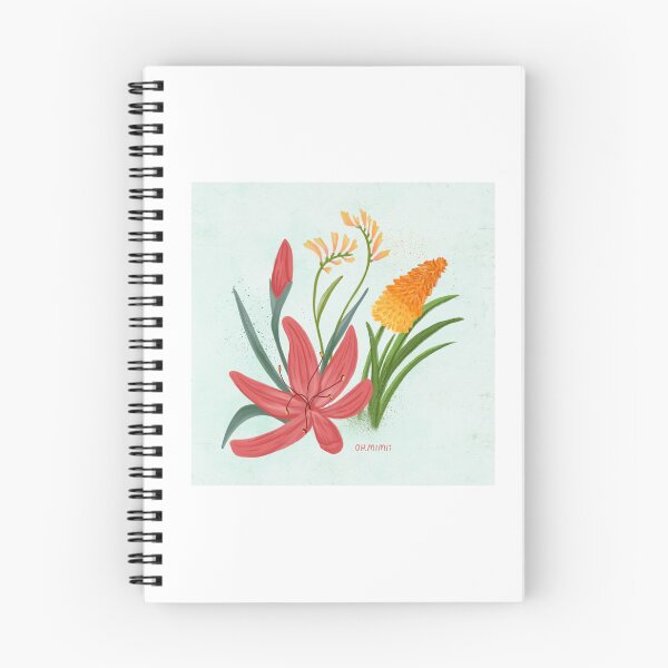 Item preview, Kangaroo paw • Kaffir lily • Kniphobia with mint background designed and sold by ohmimii.