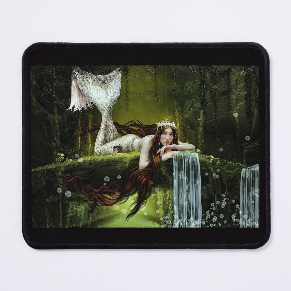 Item preview, Mermaid and Waterfall designed and sold by KarinClaessonArt.