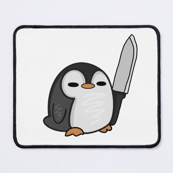 Item preview, Killer penguin with knife designed and sold by netti-betti.