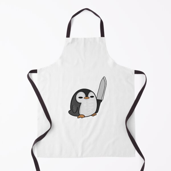 Item preview, Killer penguin with knife designed and sold by netti-betti.