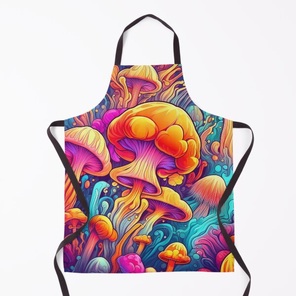 Aperçu de l'œuvre Graffiti Mushrooms Pattern créée et vendue par Desfix.