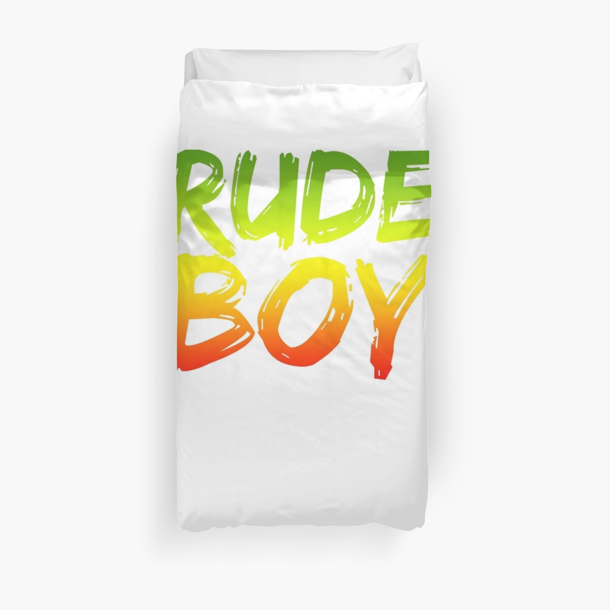 "rude boy" Duvet Covers by KTLTD Redbubble