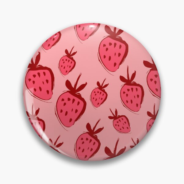 Item preview, Summer Vibes Strawberries - Seamless Pattern Design  designed and sold by DinkyBeavers.
