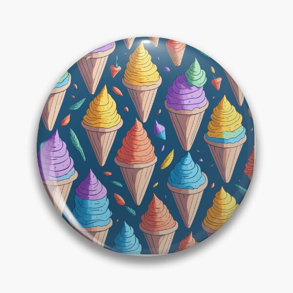 Item preview, Summer Ice Cream Cones Colorful Pattern  designed and sold by Zazizu.