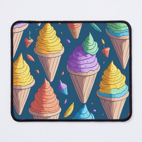 Item preview, Summer Ice Cream Cones Colorful Pattern designed and sold by Zazizu.